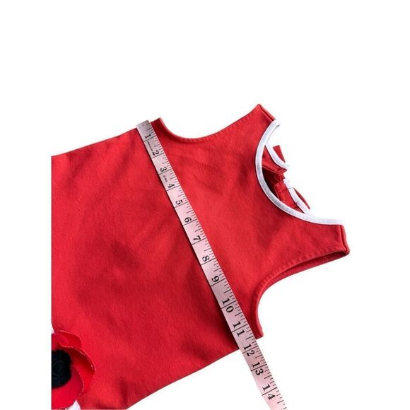 Janie And Jack Dropwaist Poppy Dress Size 4T - Picture 7 of 8